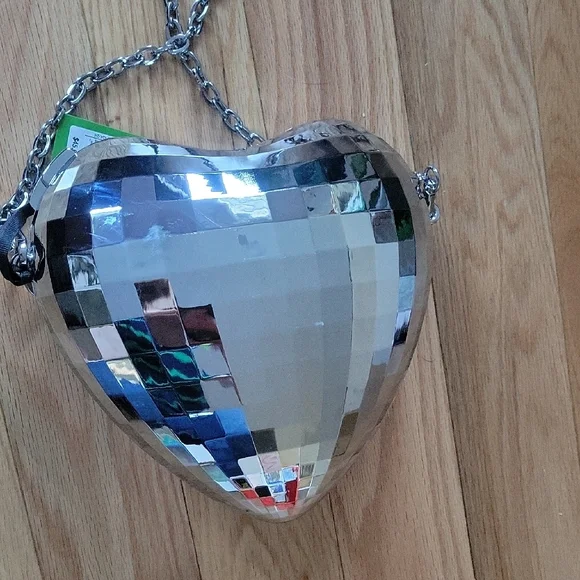 Kate Spade Metallic Heart Crossbody - Picture 5 of 7